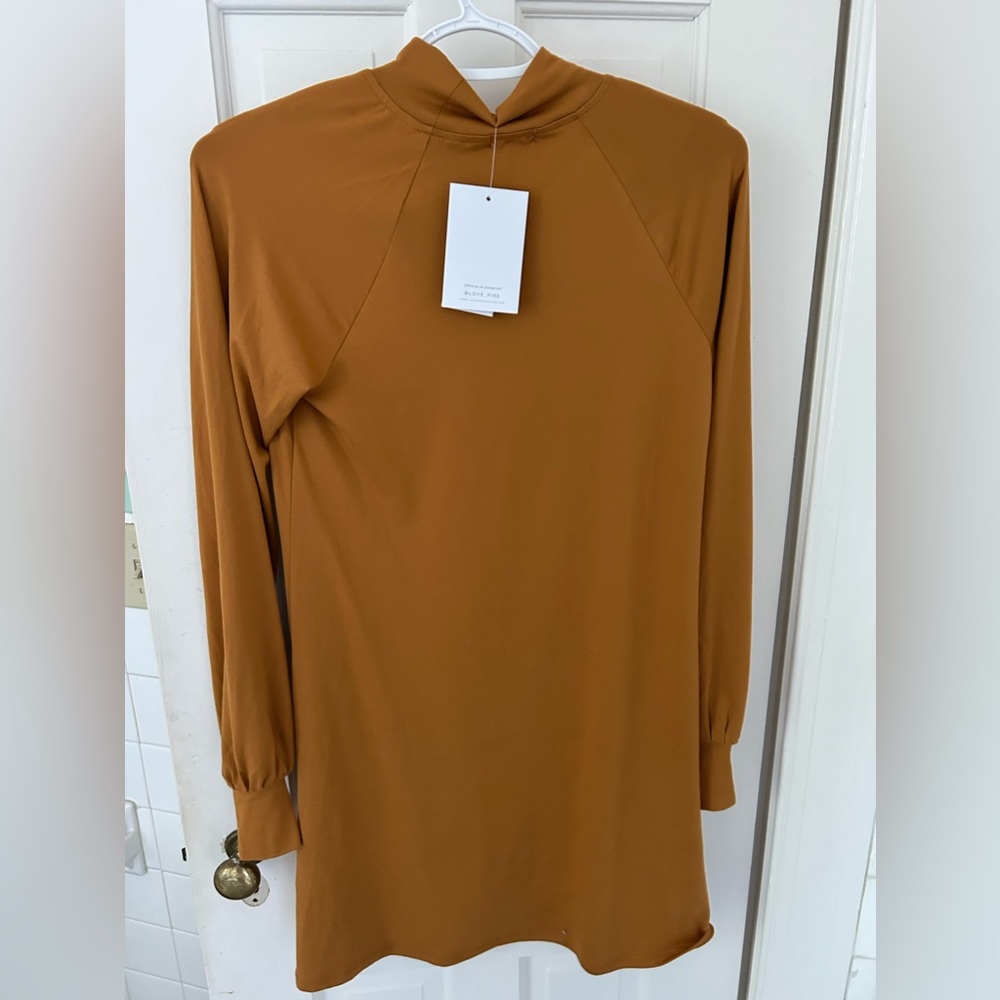 Fall Yellow long sleeve dress. Size small. Very soft. Never worn.